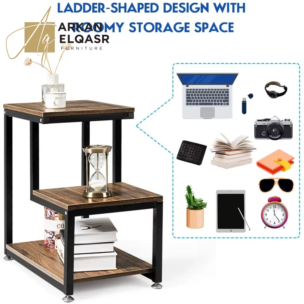 كومودينة من المعدن و الخشب