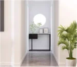 كنسول اسود بتصميم فاخر