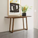 كنسول بارجل خشب وتصميم فاخر