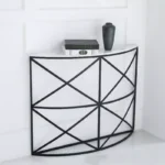 كنسول فاخر معدني و سطح رخام