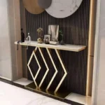 كنسول بسطح رخام بتصميم راقي