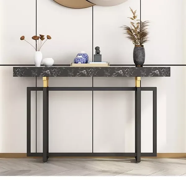 كونسول بسطح رخام ابيض