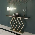 ⁦كنسول بسطح رخام بتصميم راقي⁩ - الصورة ⁦2⁩