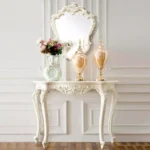 كنسول ملكي ابيض فاخر