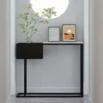 ⁦كنسول اسود بتصميم فاخر⁩ - الصورة ⁦2⁩