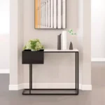 كنسول اسود بتصميم فاخر