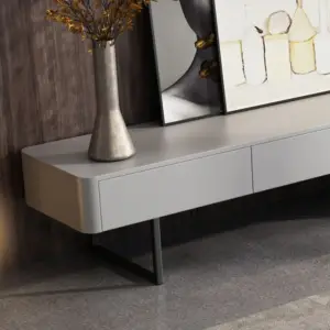 | طاولة تلفاز بشكل مميز وحديث