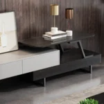 ⁦طاولة تلفاز بشكل مميز وحديث⁩ - الصورة ⁦3⁩