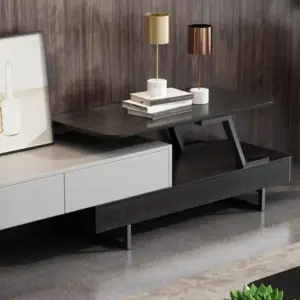 | طاولة تلفاز بشكل مميز وحديث