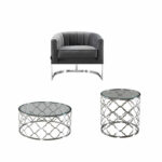 ⁦طقم كنب مع طقم طاولات⁩ - الصورة ⁦5⁩