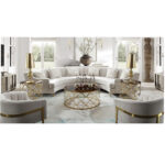 ⁦طقم كنب مع طقم طاولات⁩ - الصورة ⁦6⁩