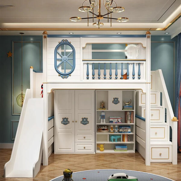 سرير دورين بتصميم بيت متعدد المزايا