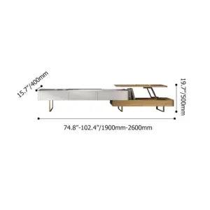 | طاولة تلفاز بشكل مميز وحديث