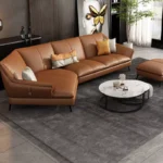 اريكة جلدية فاخرة