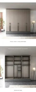 ⁦خزانة ملابس خشبية بتصميم مميز⁩ - الصورة ⁦5⁩