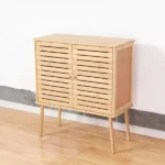 خزانة احذية بتصميم خشبي بسيط