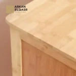 خزانة احذية بتصميم خشبي بسيط