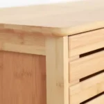 خزانة احذية بتصميم خشبي بسيط