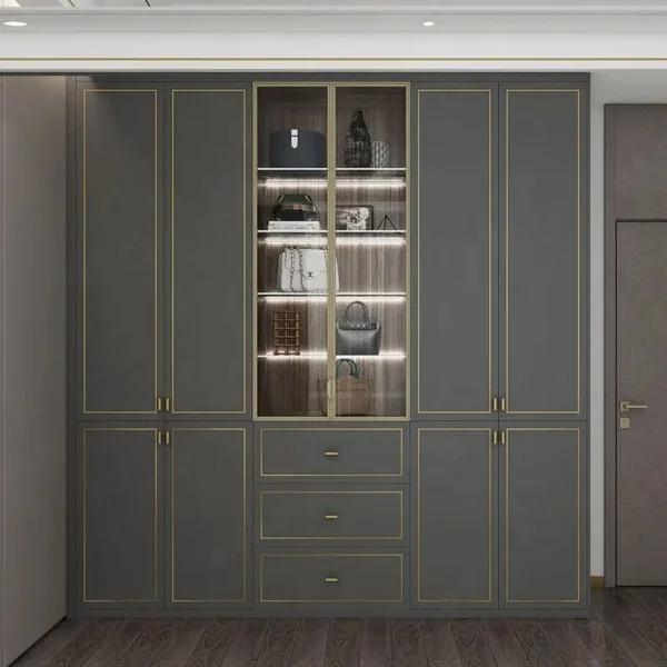 خزانة ملابس مودرن بتصميم جذاب