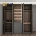 خزانة ملابس مودرن بتصميم جذاب