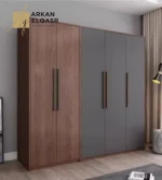خزانة ملابس بتصميم خشبي مميز