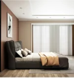 سرير بتصميم جذاب وانيق مع 2 كومدينة