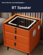 ⁦طاولة جانبية للسرير سمارت بتصميم مميز⁩ - الصورة ⁦4⁩