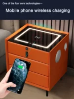 ⁦طاولة جانبية للسرير سمارت بتصميم مميز⁩ - الصورة ⁦3⁩