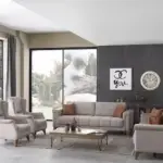 طقم كنب بتصميم مميزة قابلة للطي