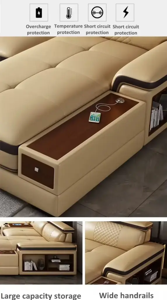 طقم جلوس فخم متعدد المزايا