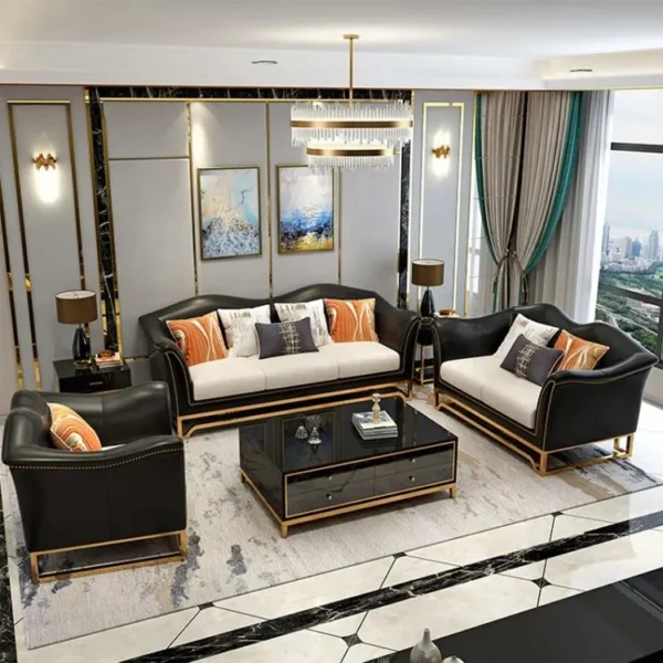 طقم كنب مودرن بتصميم جذاب