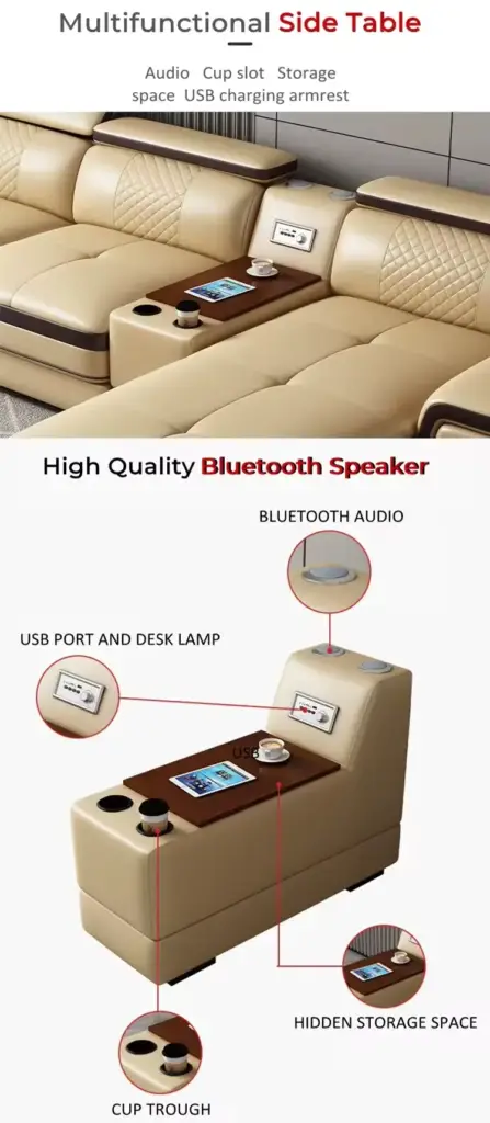 طقم جلوس فخم متعدد المزايا