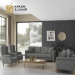طقم كنب بتصميم مميزة قابلة للطي