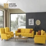 ⁦طقم كنب بتصميم مميزة قابلة للطي⁩ - الصورة ⁦8⁩