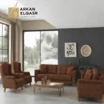 طقم كنب بتصميم مميزة قابلة للطي