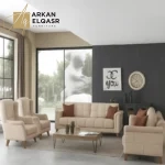 طقم كنب بتصميم مميزة قابلة للطي