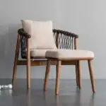 كرسي مفرد مودرن بمسند قدم مميز