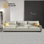 كنب مودرن لغرفة المعيشة مع بوف انيق