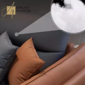 كنب جلد بتصميم ايطالي حديث