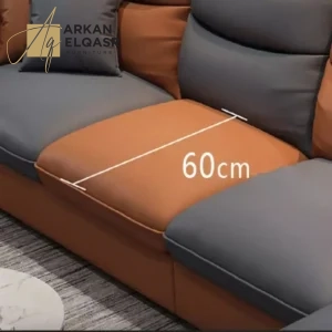 كنب جلد بتصميم ايطالي حديث