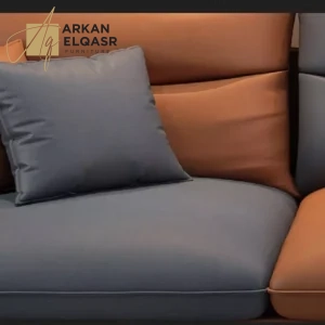 كنب جلد بتصميم ايطالي حديث