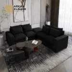 كنب زاوية بتصميم بسيط ومميز