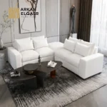 كنب زاوية بتصميم بسيط ومميز