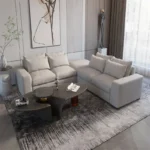 ⁦كنب زاوية بتصميم بسيط ومميز⁩ - الصورة ⁦2⁩