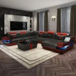 كنب زاوية مودرن فخم بتصميم عصري