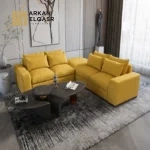 كنب زاوية بتصميم بسيط ومميز