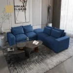 كنب زاوية بتصميم بسيط ومميز