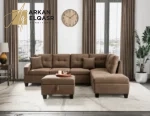 كنب زاوية مودرن على حرف ل متعدد الوظائف