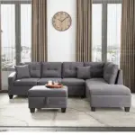 كنب زاوية مودرن على حرف ل متعدد الوظائف