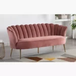 كنب مودرن مخملي بتصميم بسيط 2024